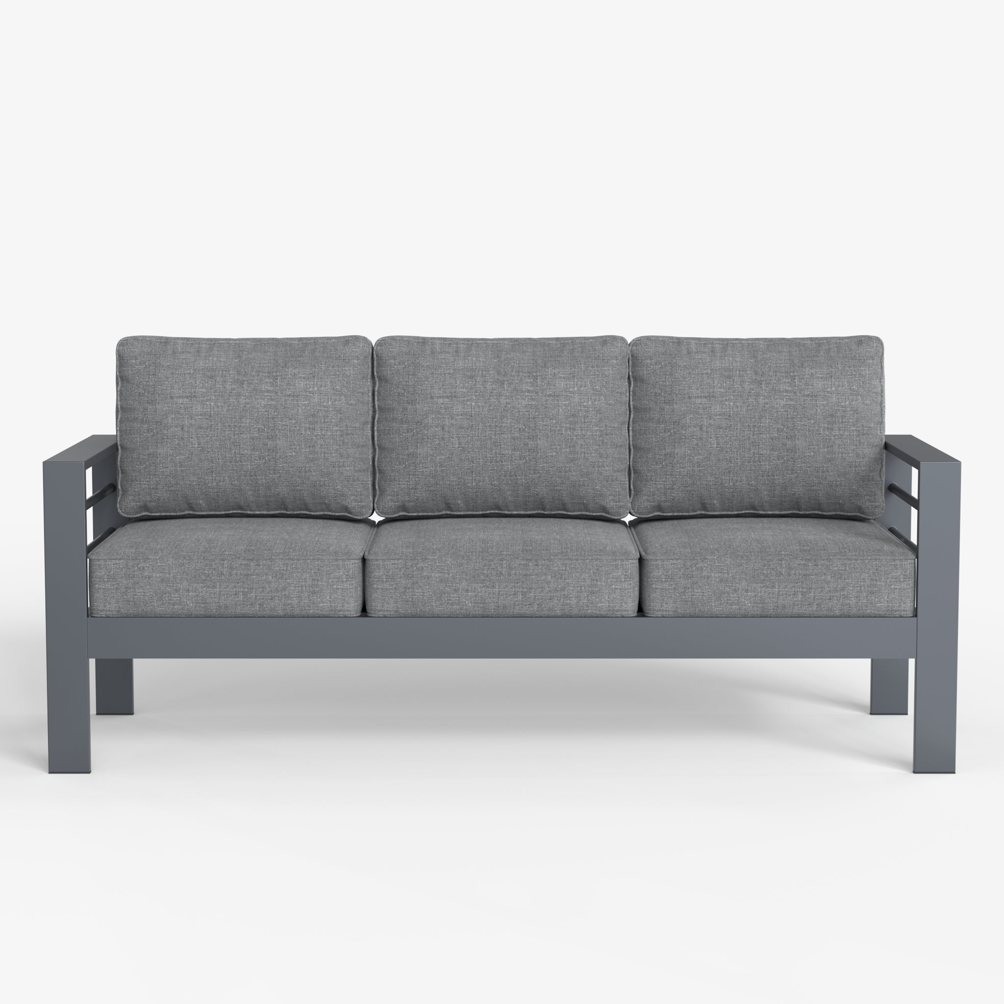 LayinSun Aluminum Outdoor Sofa 3 Seat - Alturas Collections